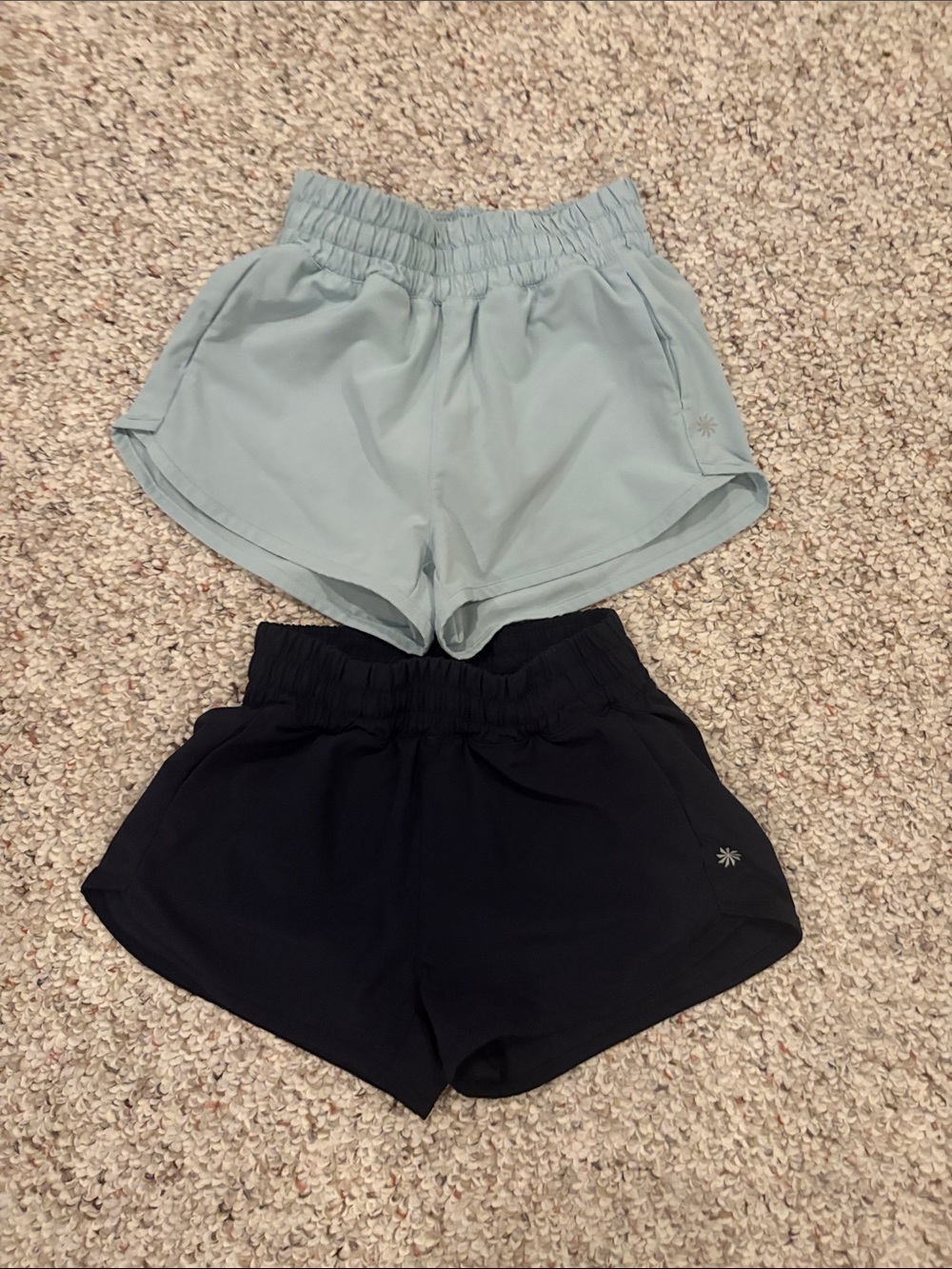 Athleta girl shorts 2 pairs size xsmall 6